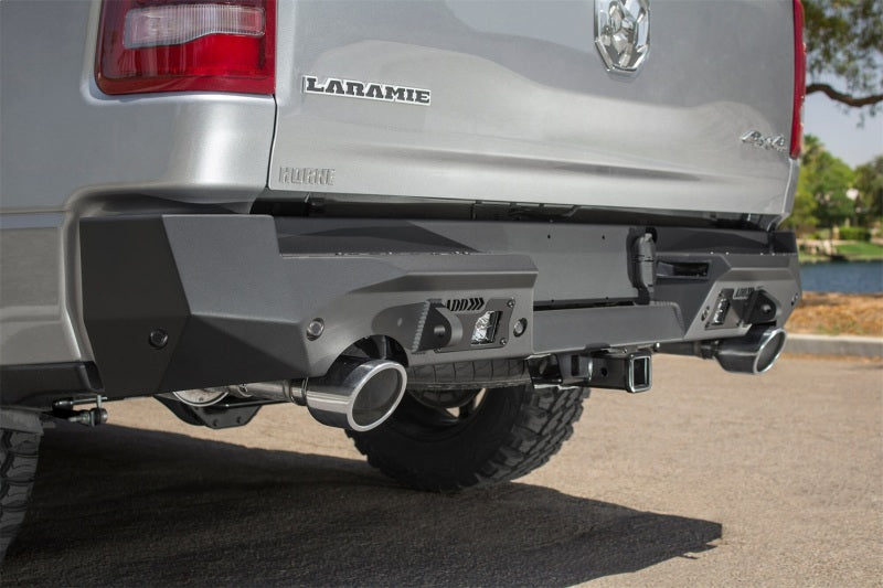 Addictive Desert Designs 2019 Ram 1500 Hammer Stealth Fighter Rear Bumper w/ 6 Sensor Cutouts