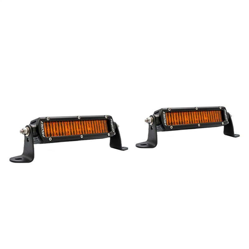 Rigid Industries SR-Series SAE 6in. w/ Amber PRO Lens (Pair)