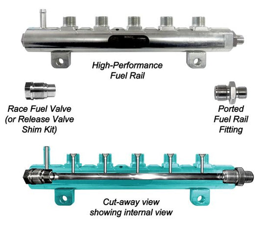 High Performance Fuel Rail GM Duramax 06-10 Driver PPE Diesel