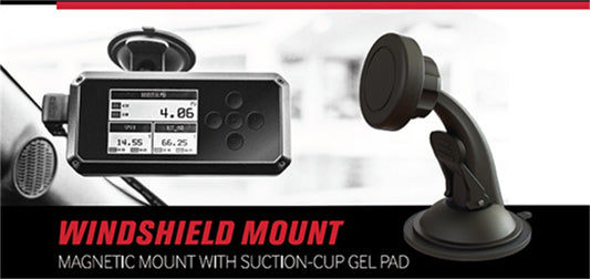 BDX Magnetic Window Mount 90 Degree Elbow Heavy Duty Suction Cup SCT Performance - Computer Chip Programmer Mounting Bracket|Computer Chip Programmer|Performance Electronics|Performance - SCT Performance - Texas Complete Truck Center
