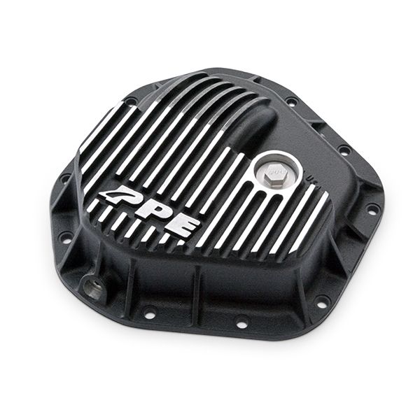 Heavy Duty Cast Aluminum Front Differential Cover Ford Dana 50/60 Early 80S To Present F250/F350 Brushed PPE Diesel