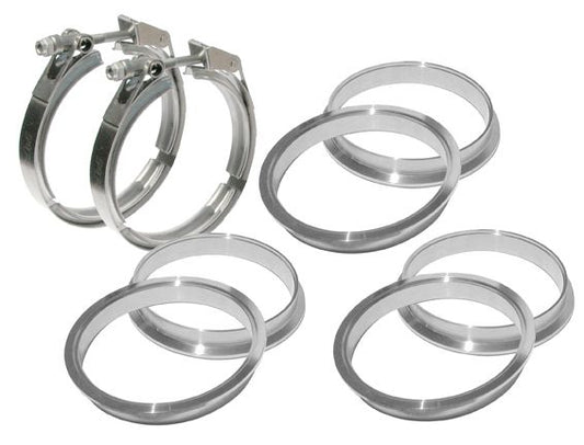 5.0 Inch V Band 8 Piece Set 2C 3M 3F Aluminum PPE Diesel