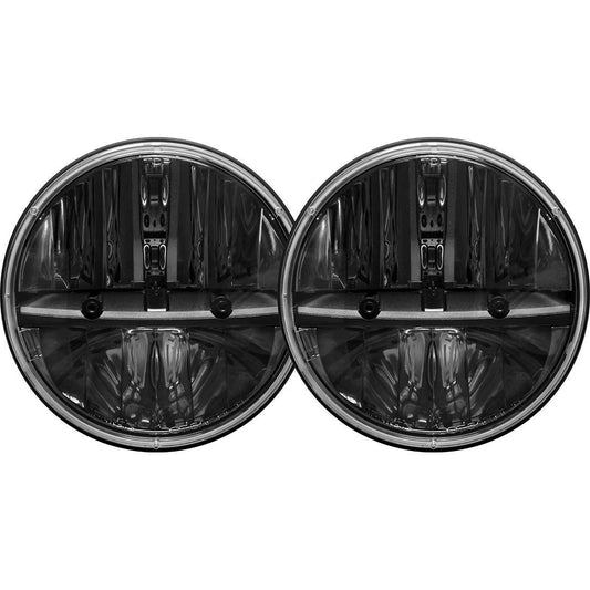 7 Inch Round Headlight With H13 To H4 Adaptor Pair RIGID Industries - Headlights - Rigid Industries - Texas Complete Truck Center