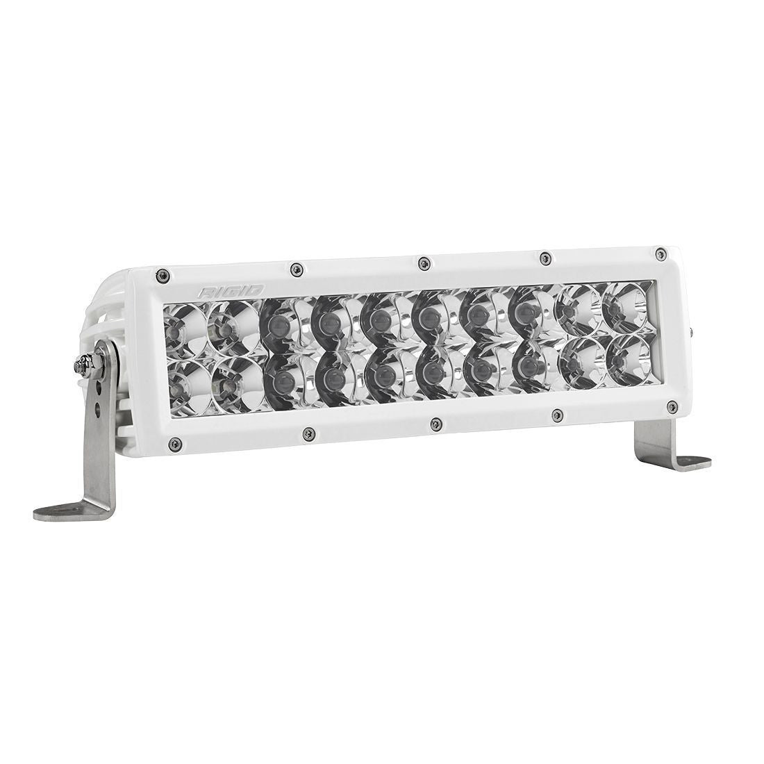 10 Inch Spot/Flood Combo Light White Housing E-Series Pro RIGID Industries - LED Light Bars - Rigid Industries - Texas Complete Truck Center