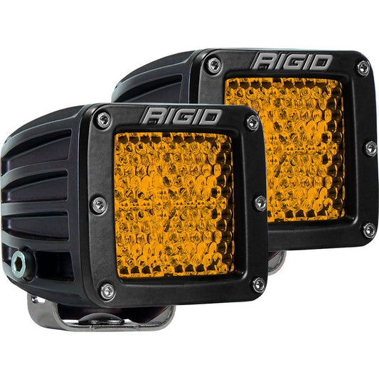 Diffused Rear Facing High/Low Surface Mount Amber Pair D-Series Pro RIGID Industries - Auxiliary Light - Rigid Industries - Texas Complete Truck Center