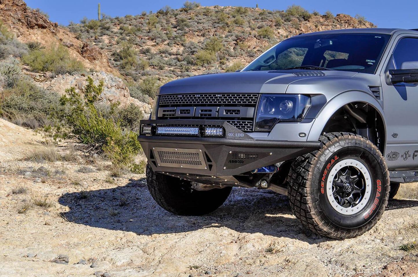 Stealth Fighter Front Bumper Addictive Desert DesignsF011032520103 - Bumpers - Addictive Desert Designs - Texas Complete Truck Center