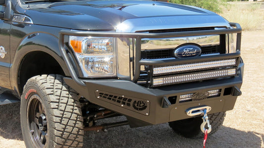 HoneyBadger Rancher Front Bumper Addictive Desert DesignsF067375010103 - Bumpers - Addictive Desert Designs - Texas Complete Truck Center