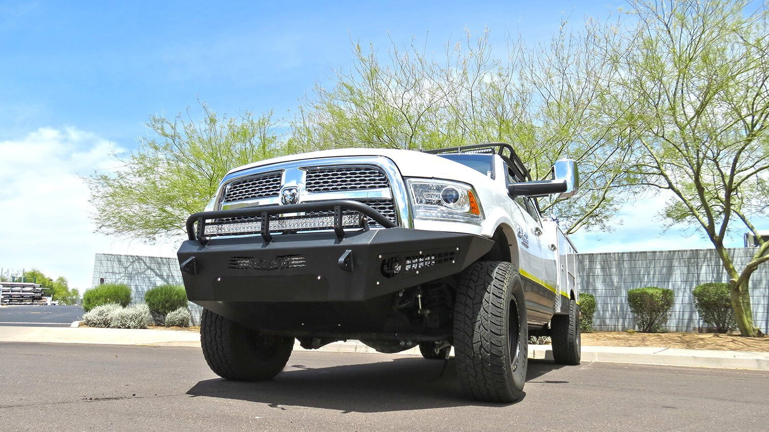 HoneyBadger Front Bumper Addictive Desert DesignsF517315000103 - Bumpers - Addictive Desert Designs - Texas Complete Truck Center