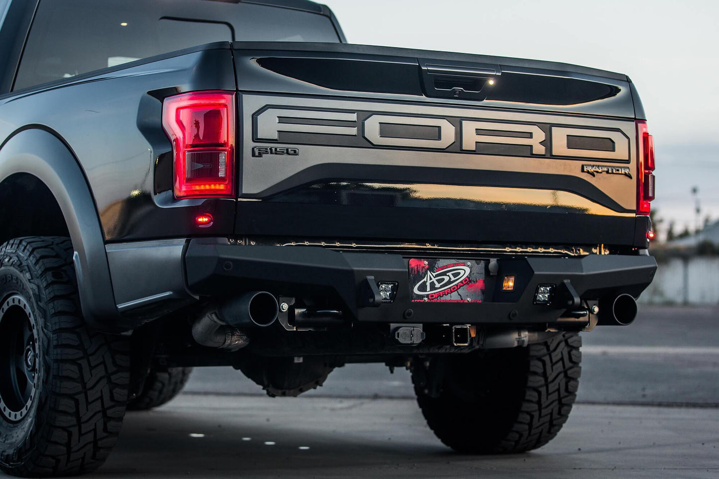 HoneyBadger Rear Bumper Addictive Desert DesignsR113401280103 - Bumpers - Addictive Desert Designs - Texas Complete Truck Center