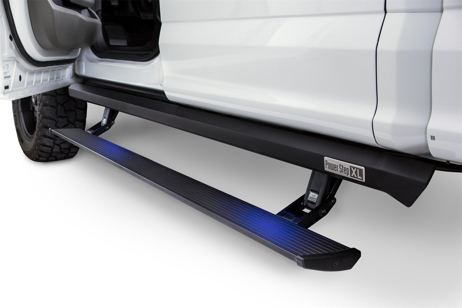 PowerStep Automatic power-deploying running board AMP-77141-01A - PowerStep XL - AMP Research - Texas Complete Truck Center