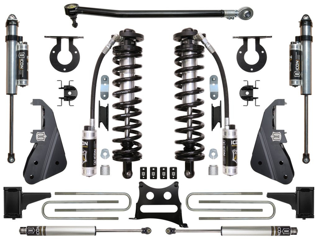 17-UP FORD F-250/F-350 4-5.5" STAGE 4 COILOVER CONVERSION SYSTEM - 17-UP FORD F250/F350 4-5.5" STAGE 4 COILOVER CONVERSION SYSTEM - ICON Vehicle Dynamics - Texas Complete Truck Center