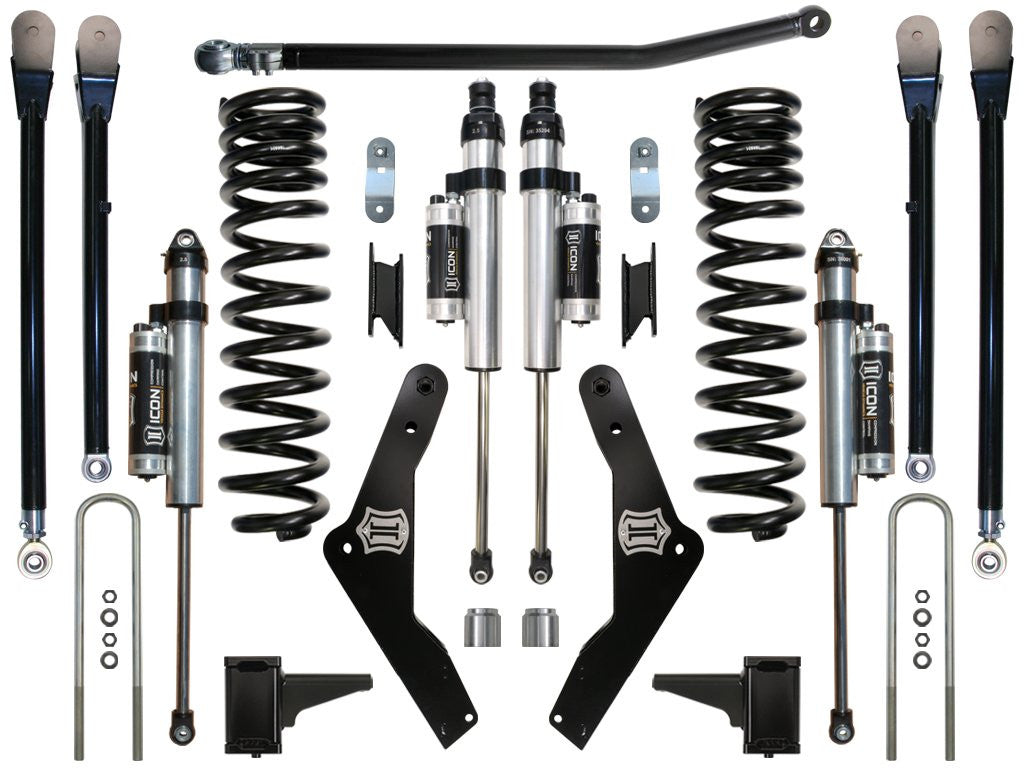 11-16 FORD F250/F350 4.5" STAGE 4 SUSPENSION SYSTEM - 11-16 FORD F250/F350 4.5" STAGE 4 SUSPENSION SYSTEM - ICON Vehicle Dynamics - Texas Complete Truck Center