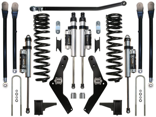 11-16 FORD F250/F350 4.5" STAGE 4 SUSPENSION SYSTEM - 11-16 FORD F250/F350 4.5" STAGE 4 SUSPENSION SYSTEM - ICON Vehicle Dynamics - Texas Complete Truck Center