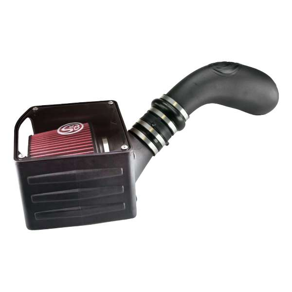 Cold Air Intake For 99-06 GMC Sierra 4.8L, 5.3L, 6.0L Oiled Cotton Cleanable Red S&B - Cold Air Intake For 99-06 GMC Sierra 4.8L, 5.3L, 6.0L S&B - S&B - Texas Complete Truck Center