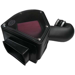 Cold Air Intake For 94-02 Dodge Ram 2500 3500 5.9L Cummins Cotton Cleanable Red S&B - Cold Air Intake For 94-02 Dodge Ram 2500 3500 5.9L Cummins S&B - S&B - Texas Complete Truck Center