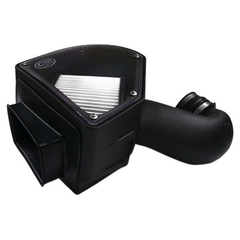 Cold Air Intake For 94-02 Dodge Ram 2500 3500 5.9L Cummins Dry Extendable White S&B - Cold Air Intake For 94-02 Dodge Ram 2500 3500 5.9L Cummins S&B - S&B - Texas Complete Truck Center