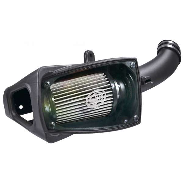 Cold Air Intake For 11-16 Ford F250 F350 V8-6.7L Powerstroke Dry Extendable White S&B - Cold Air Intake For 11-16 Ford F250 F350 V8-6.7L Powerstroke S&B - S&B - Texas Complete Truck Center