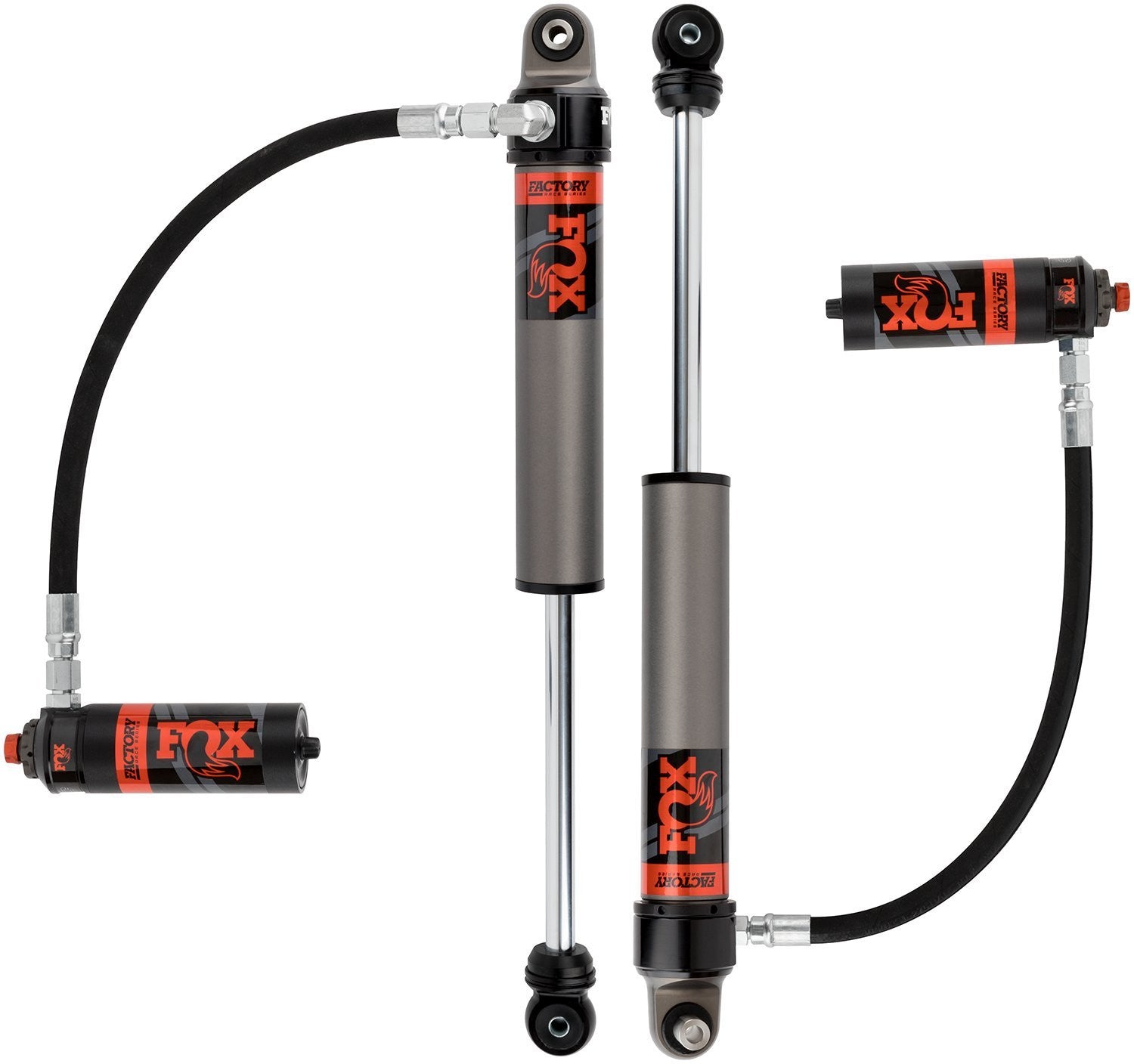 FACTORY RACE SERIES 2.5 RESERVOIR SHOCK (PAIR) - ADJUSTABLE Lift: 3.5-4 2018-2020 Jeep Wrangler FOX-883-26-051 - 2.5 SHOCKS - FOX Offroad Shocks - Texas Complete Truck Center