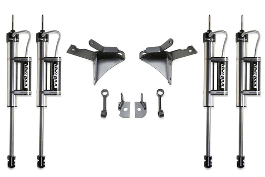 7" DUAL SHK KIT W/4 DLSS RESI - 7" DUAL SHK KIT W/4 - Fabtech - Texas Complete Truck Center