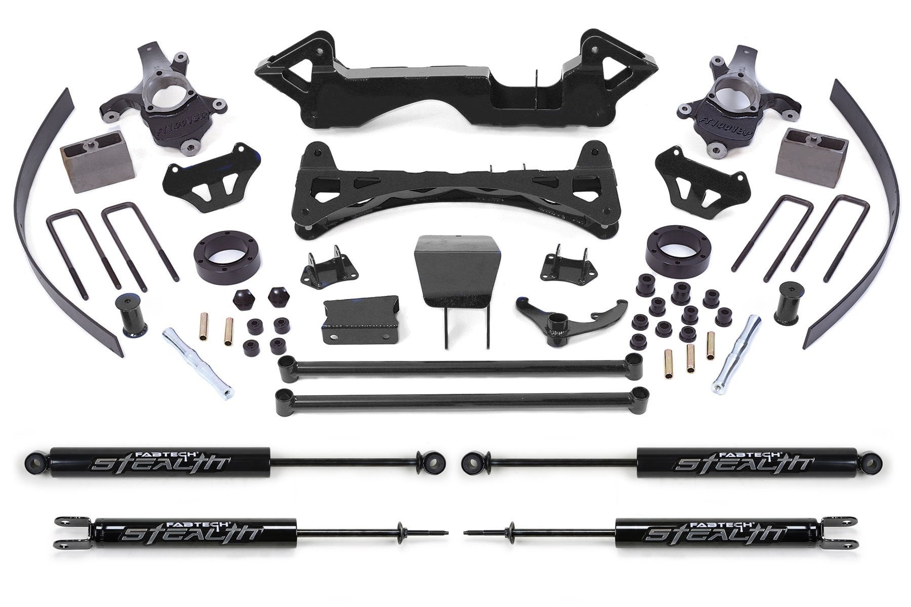 6" PERF SYS W/STEALTH 00-06 GM K1500 P/U 4WD - 6" PERF SYS W/STEALT - Fabtech - Texas Complete Truck Center