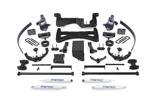 8" PERF SYS W/PERF SHKS 07-08 GM C/K2500HD,C/K3500 NON DUALLY - 8" PERF SYS W/PERF S - Fabtech - Texas Complete Truck Center