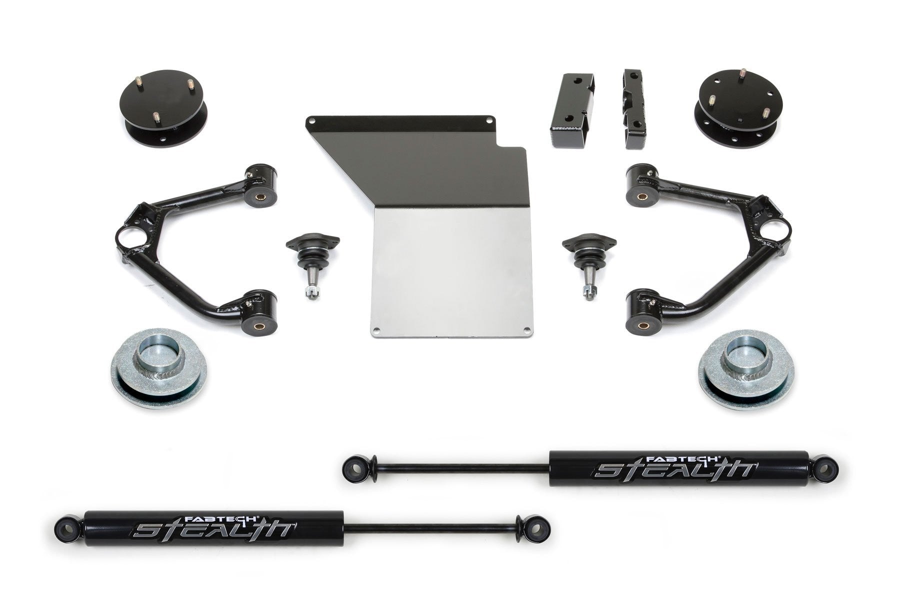4" BUDGET SYS W/ STEALTH 07-14 GM C/K1500 SUV - 4" BUDGET SYS W/ STE - Fabtech - Texas Complete Truck Center