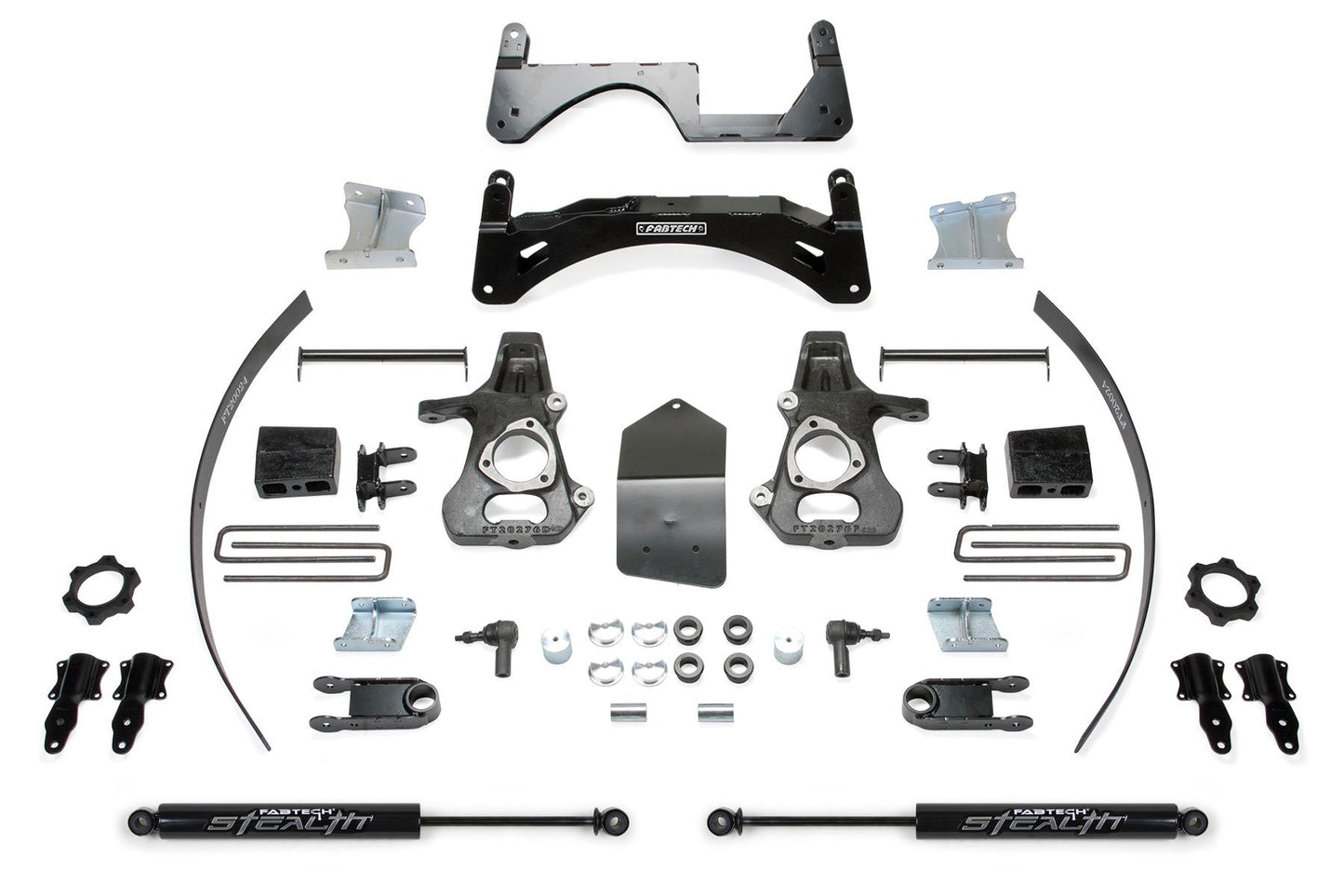 6" BASIC SYS W/ STEALTH 14-18 GM C/K1500 P/U W/ OE FORG STL UCA - 6" BASIC SYS W/ STEA - Fabtech - Texas Complete Truck Center