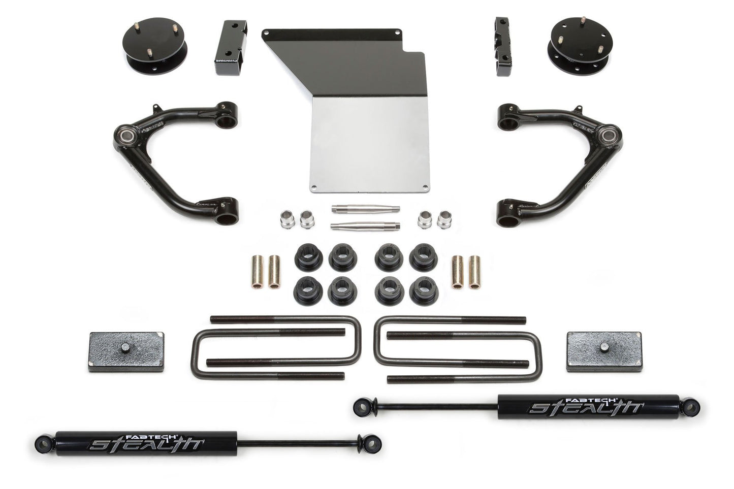 3" UNIBALL UCA SYS W/ STEALT 14-18 GM C/K1500 P/U W/ OE ALM OR STMP STL UCA - 3" UNIBALL UCA SYS W - Fabtech - Texas Complete Truck Center