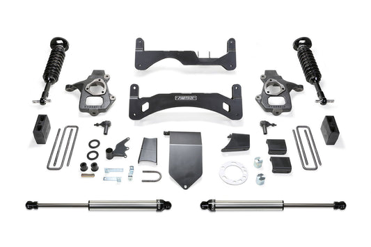 6" PERF SYS G2 W/DL 2.5 & 2.25 14-18 GM C/K1500 P/U W/ OE FORG STL UCA - 6" PERF SYS G2 W/DL - Fabtech - Texas Complete Truck Center