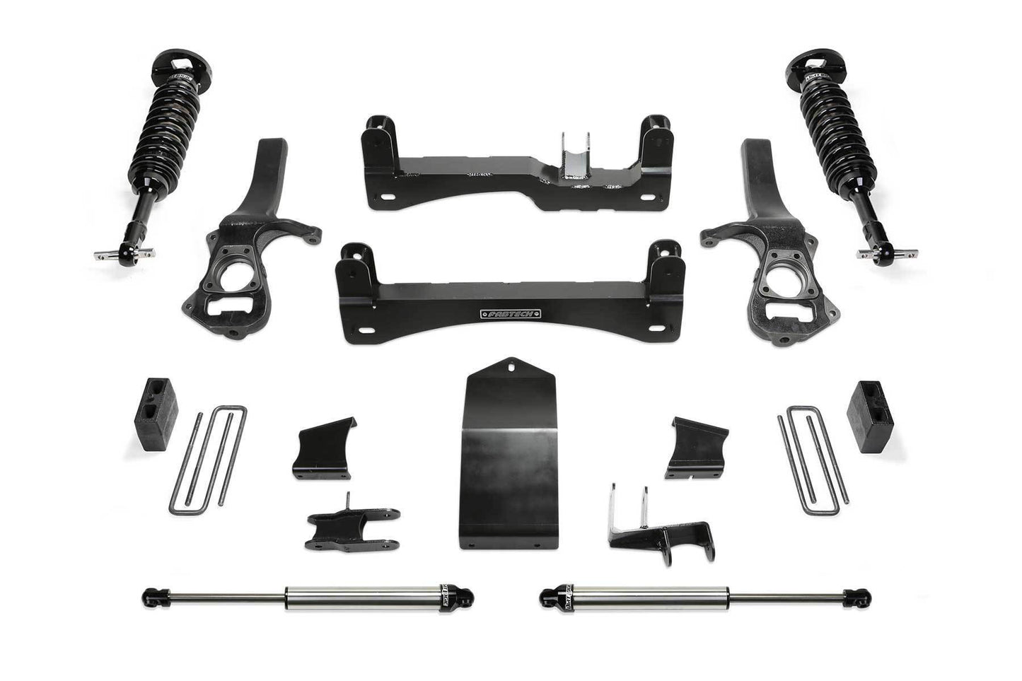4" PERF SYS W/ DL 2.5 & 2.25 2019 GM C/K1500 P/U W/ TRAIL BOSS/AT4 PKG - 4" PERF SYS W/ DL 2. - Fabtech - Texas Complete Truck Center