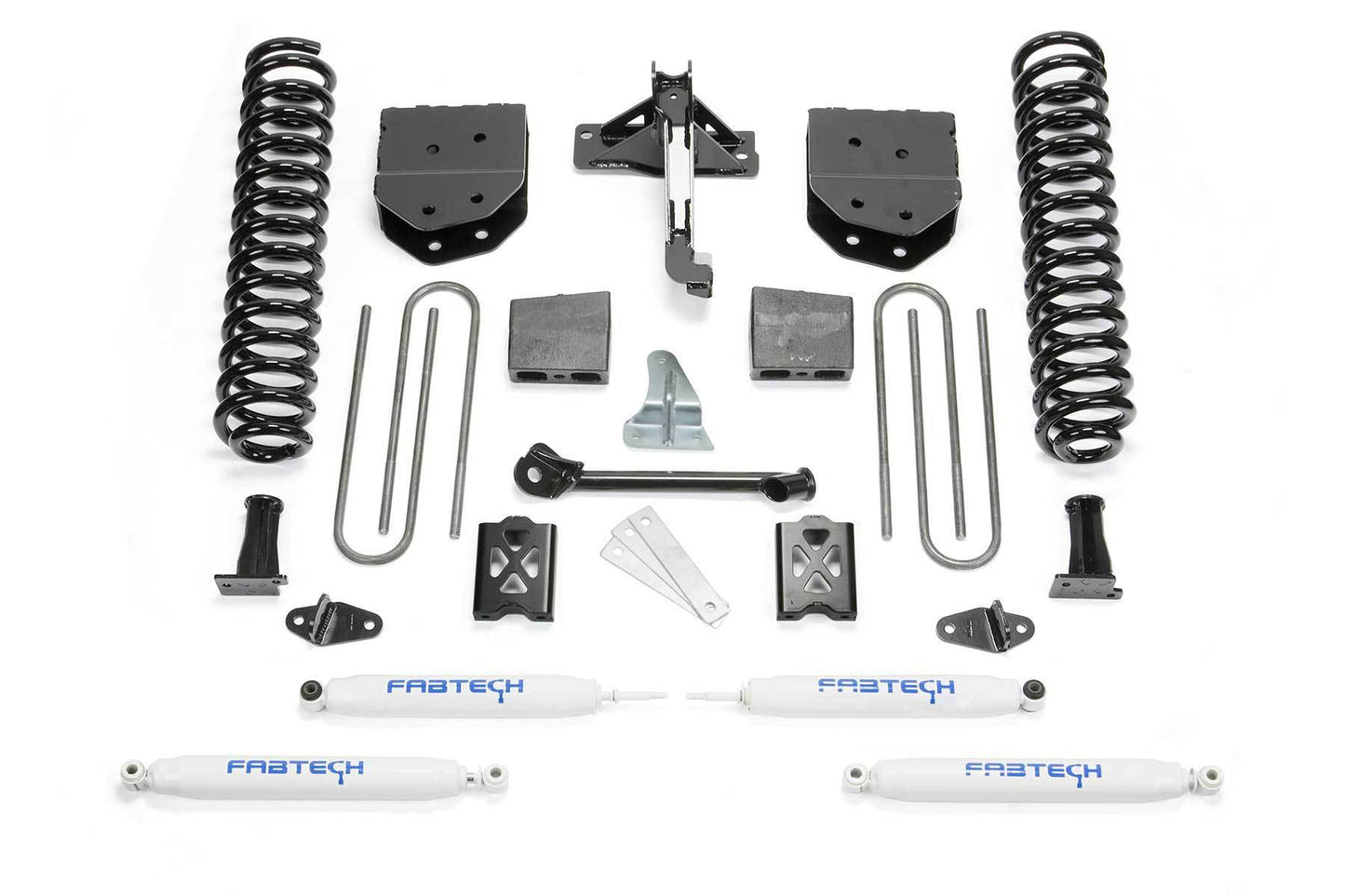 6" BASIC SYS W/PERF SHKS 05-07 FORD F250 4WD W/O FACTORY OVERLOAD - 6" BASIC SYS W/PERF - Fabtech - Texas Complete Truck Center