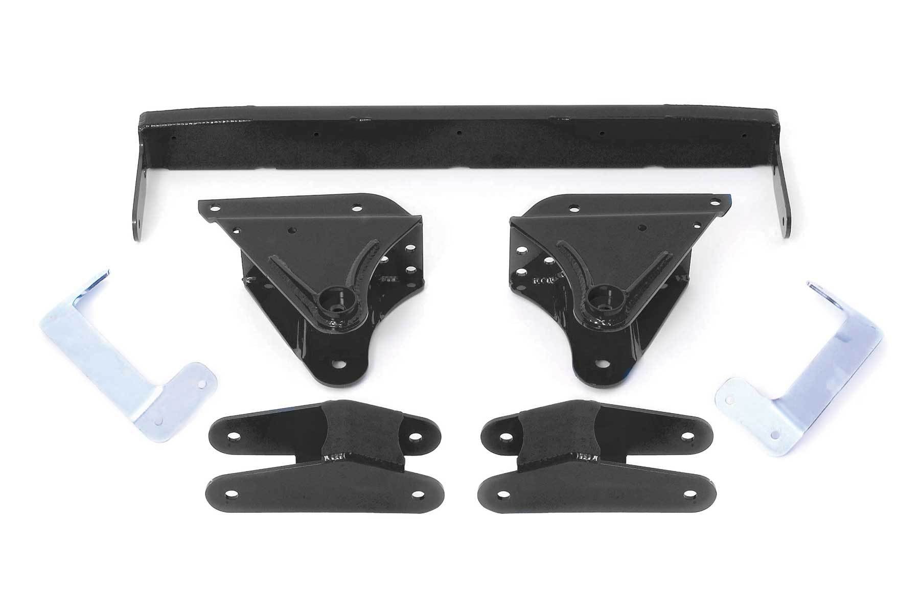 3.5" SPRING HANGER W/PERF SHKS 01-04 FORD F250/350 4WD - 3.5" SPRING HANGER W - Fabtech - Texas Complete Truck Center