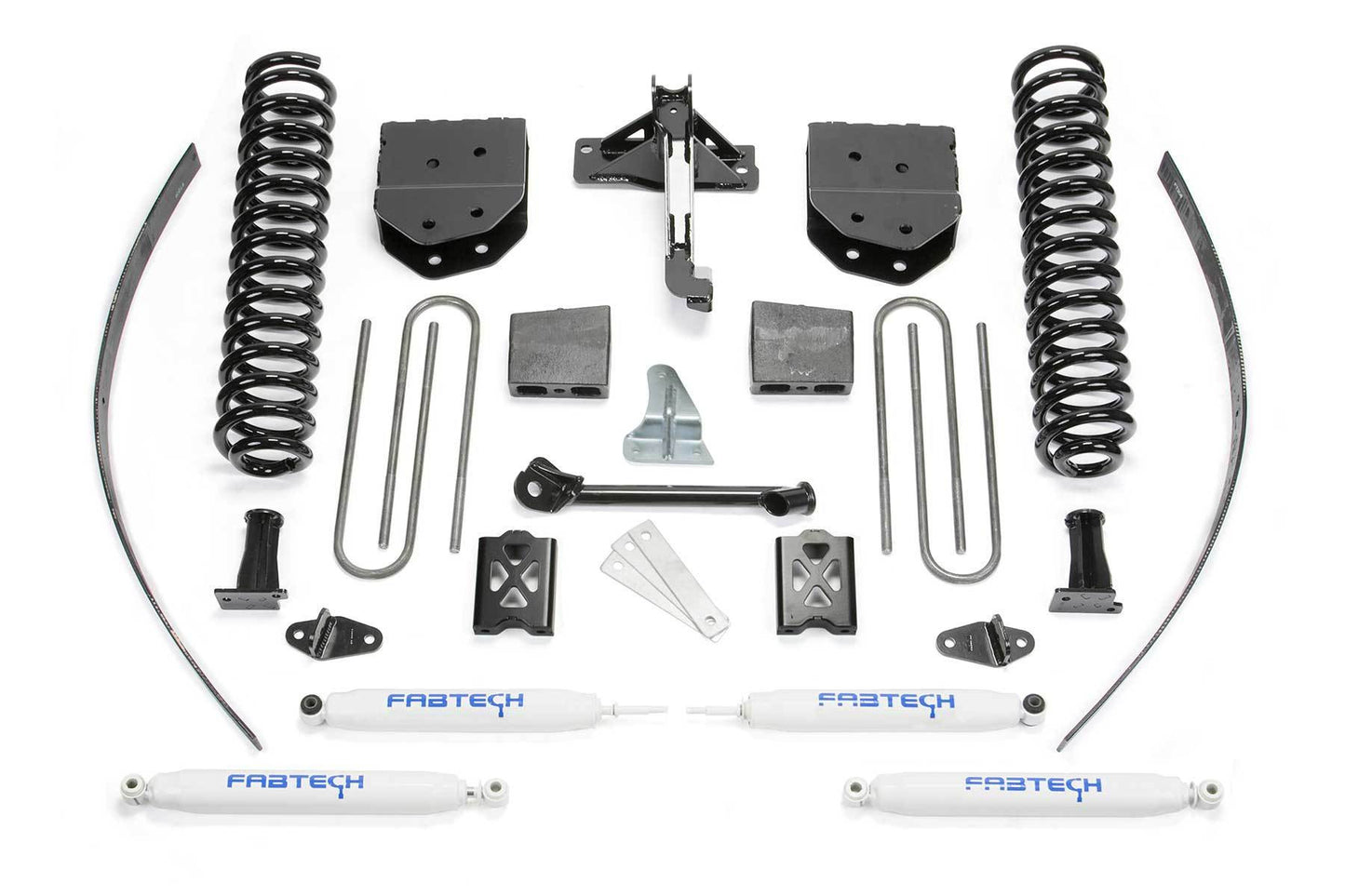 8" BASIC SYS W/PERF SHKS 05-07 FORD F250 4WD W/O FACTORY OVERLOAD - 8" BASIC SYS W/PERF - Fabtech - Texas Complete Truck Center