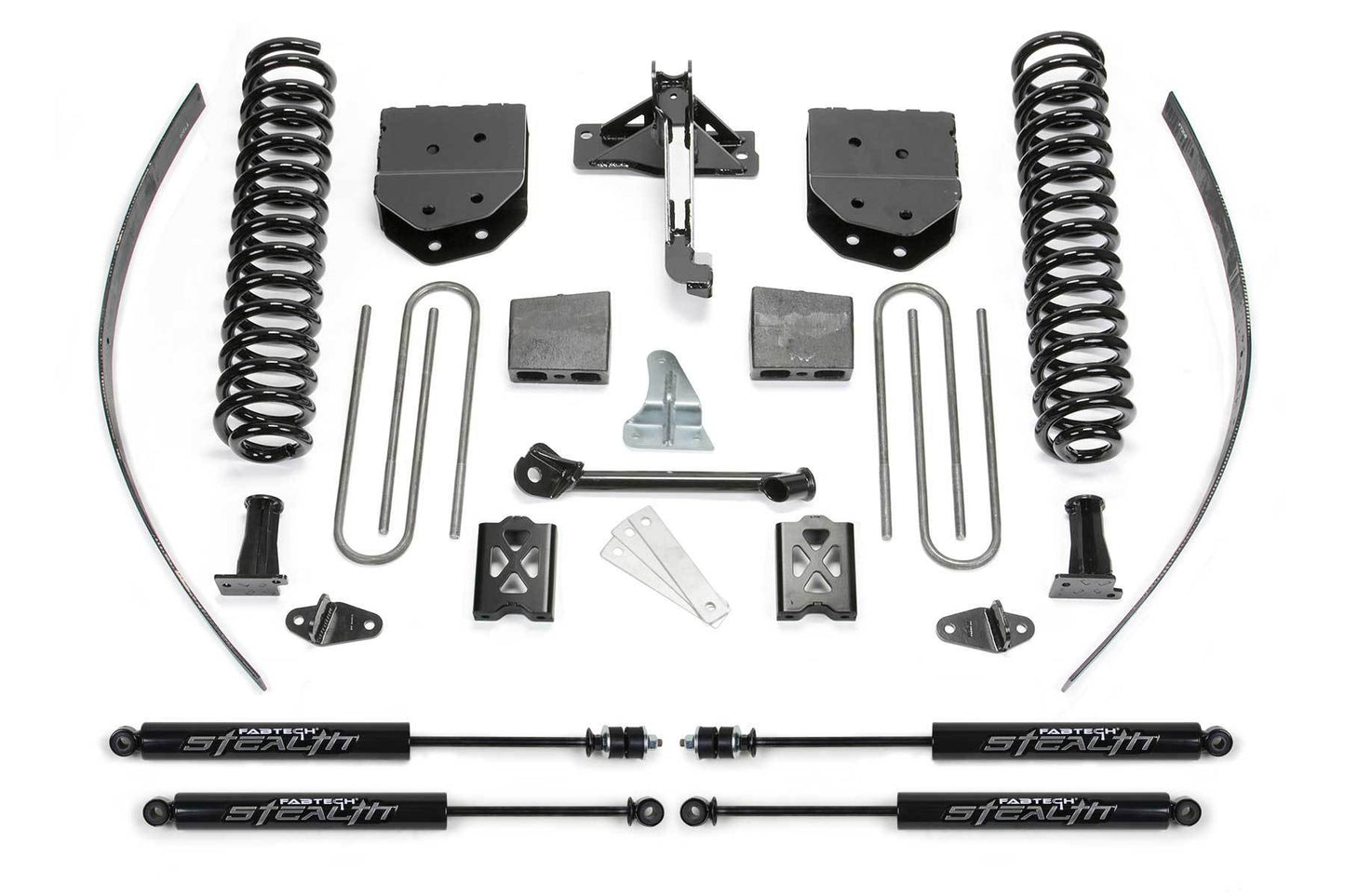 8" BASIC SYS W/STEALTH 05-07 FORD F250 4WD W/O FACTORY OVERLOAD - 8" BASIC SYS W/STEAL - Fabtech - Texas Complete Truck Center