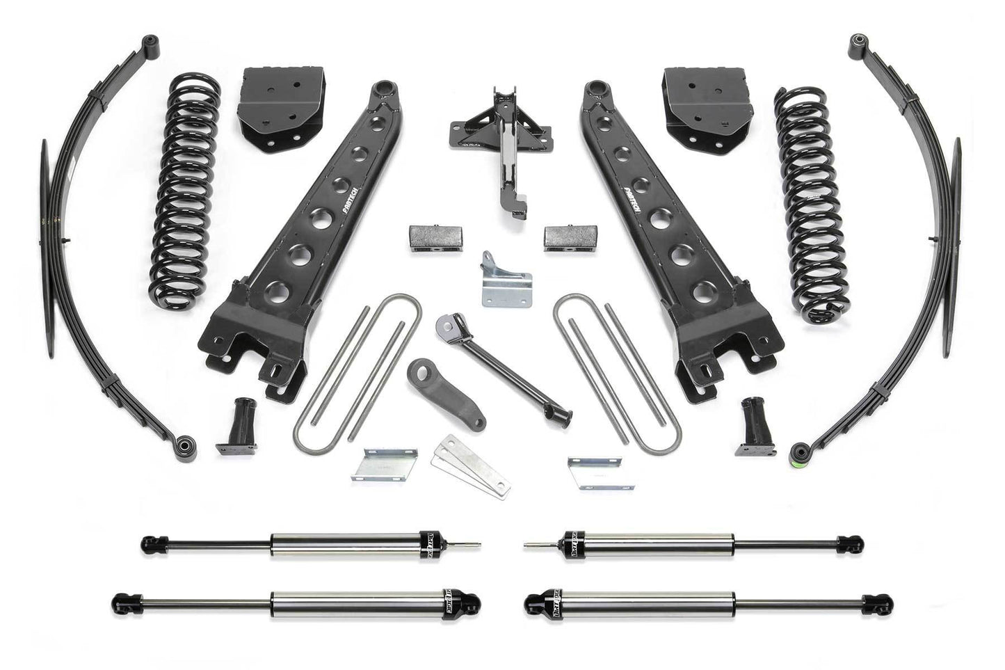 10" RAD ARM SYS W/COILS & DLSS SHKS 08-10 FORD F250 4WD - 10" RAD ARM SYS W/CO - Fabtech - Texas Complete Truck Center