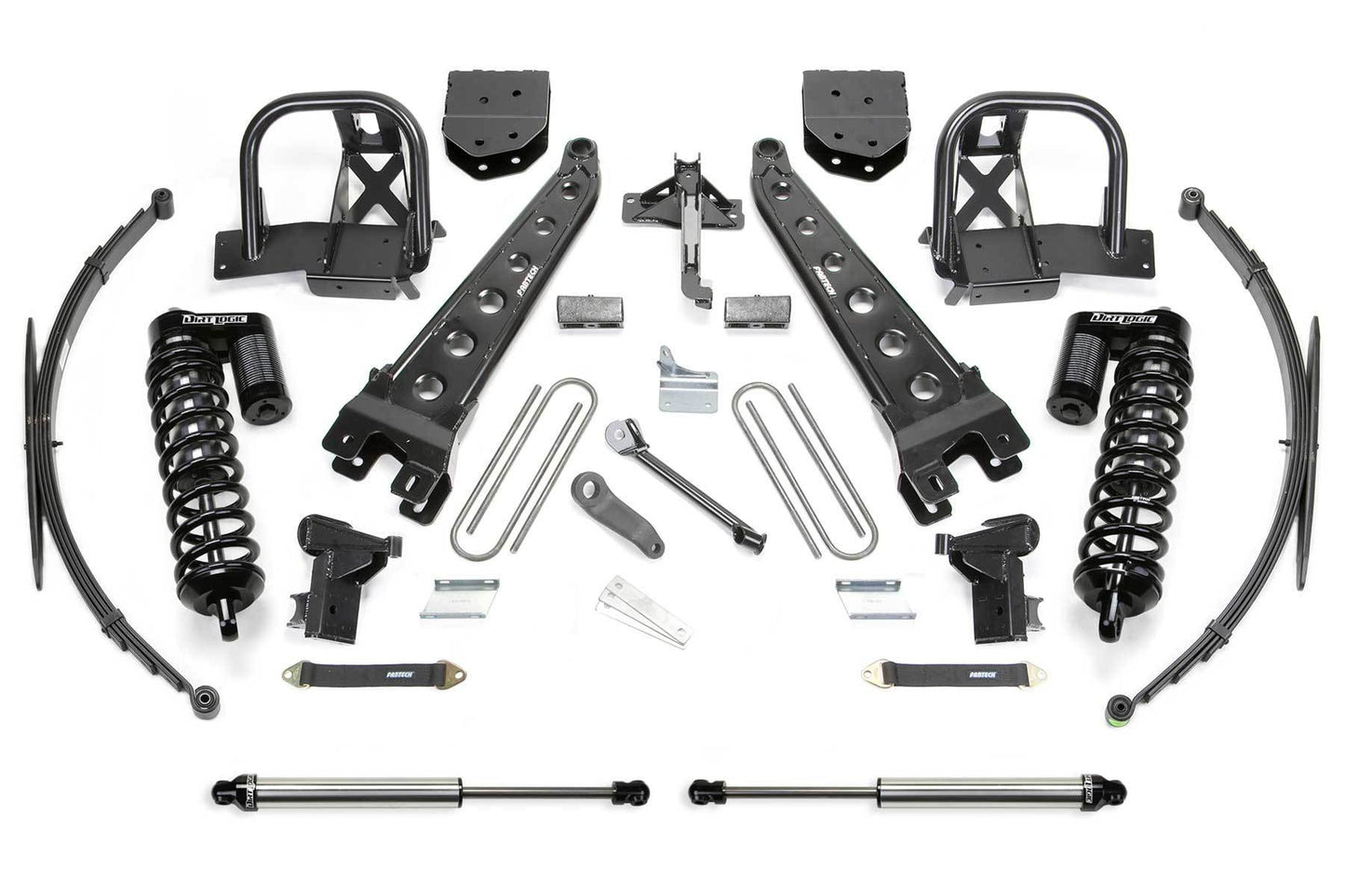 10" RAD ARM SYS W/DLSS 4.0 C/O & RR DLSS 05-07 FORD F250/F350 4WD - 10" RAD ARM SYS W/DL - Fabtech - Texas Complete Truck Center