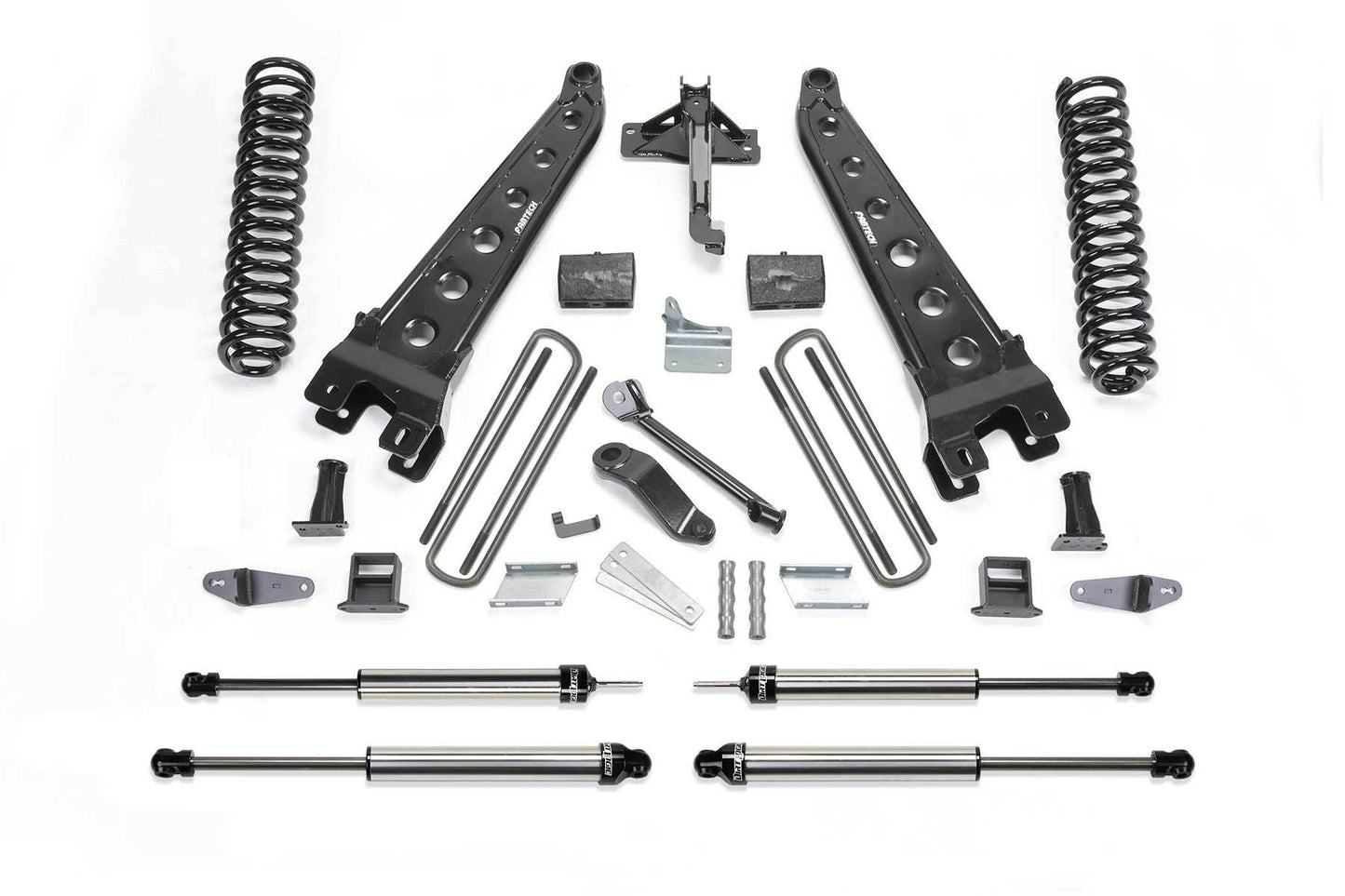 6" RAD ARM SYS W/COILS & DLSS SHKS 08-10 FORD F450/550 4WD - 6" RAD ARM SYS W/COI - Fabtech - Texas Complete Truck Center