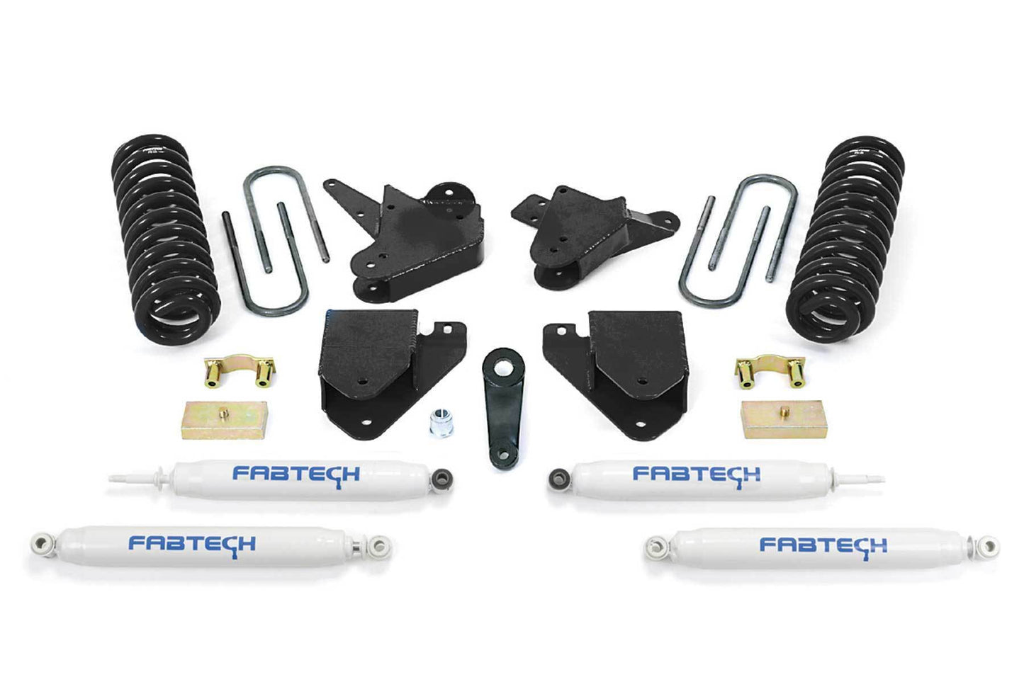 6" BASIC SYS W/PERF SHKS 08-10 FORD F250 2WD V10 & DIESEL - 6" BASIC SYS W/PERF - Fabtech - Texas Complete Truck Center