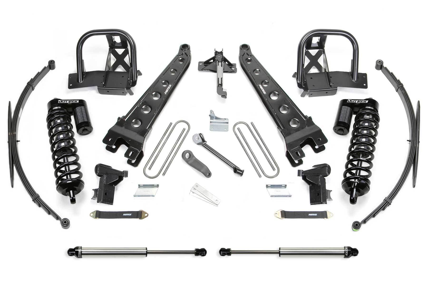 8" RAD ARM SYS W/DLSS 4.0 C/O& RR DLSS 08-10 FORD F250/350 4WD - 8" RAD ARM SYS W/DLS - Fabtech - Texas Complete Truck Center
