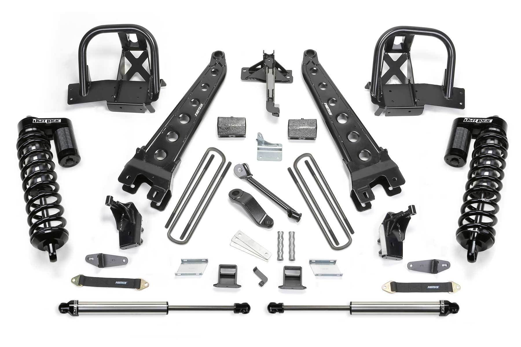 6" RAD ARM SYS W/DLSS 4.0 C/O& RR DLSS 2011-16 FORD F250 4WD - 6" RAD ARM SYS W/DLS - Fabtech - Texas Complete Truck Center