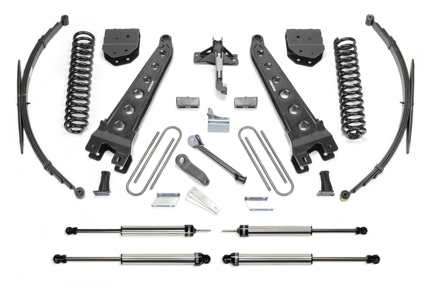 10" RAD ARM SYS W/COILS & DLSS SHKS 2011-16 FORD F250 4WD - 10" RAD ARM SYS W/CO - Fabtech - Texas Complete Truck Center