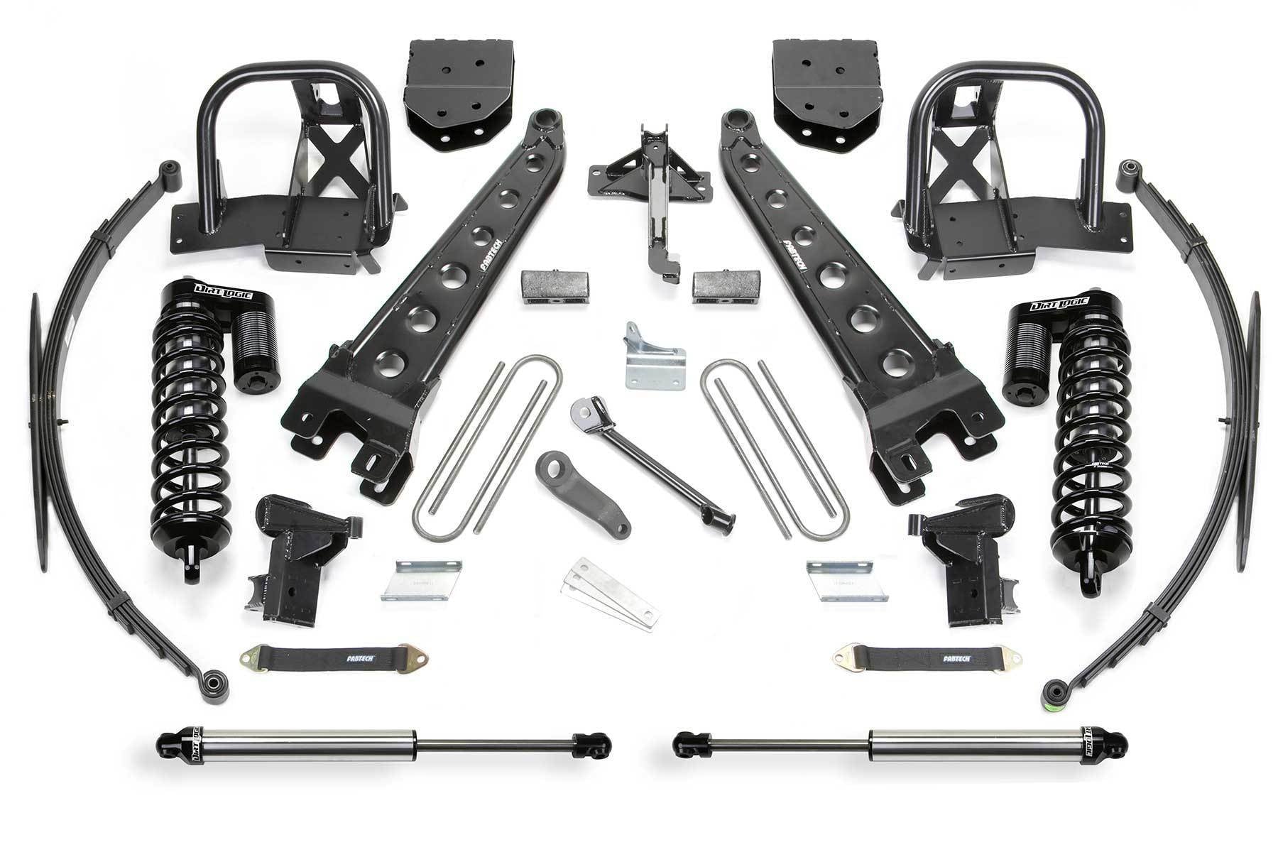 10" RAD ARM SYS W/DLSS 4.0 C/O & RR DLSS 2011-16 FORD F350 4WD - 10" RAD ARM SYS W/DL - Fabtech - Texas Complete Truck Center
