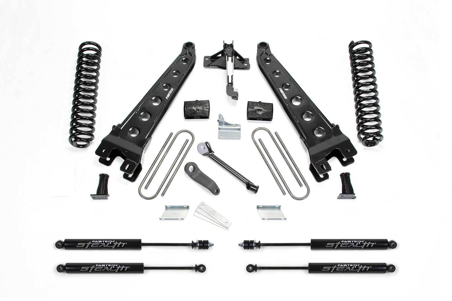6" RAD ARM SYS W/COILS & STEALTH 2011-13 FORD F450/550 4WD 10 LUG - 6" RAD ARM SYS W/COI - Fabtech - Texas Complete Truck Center