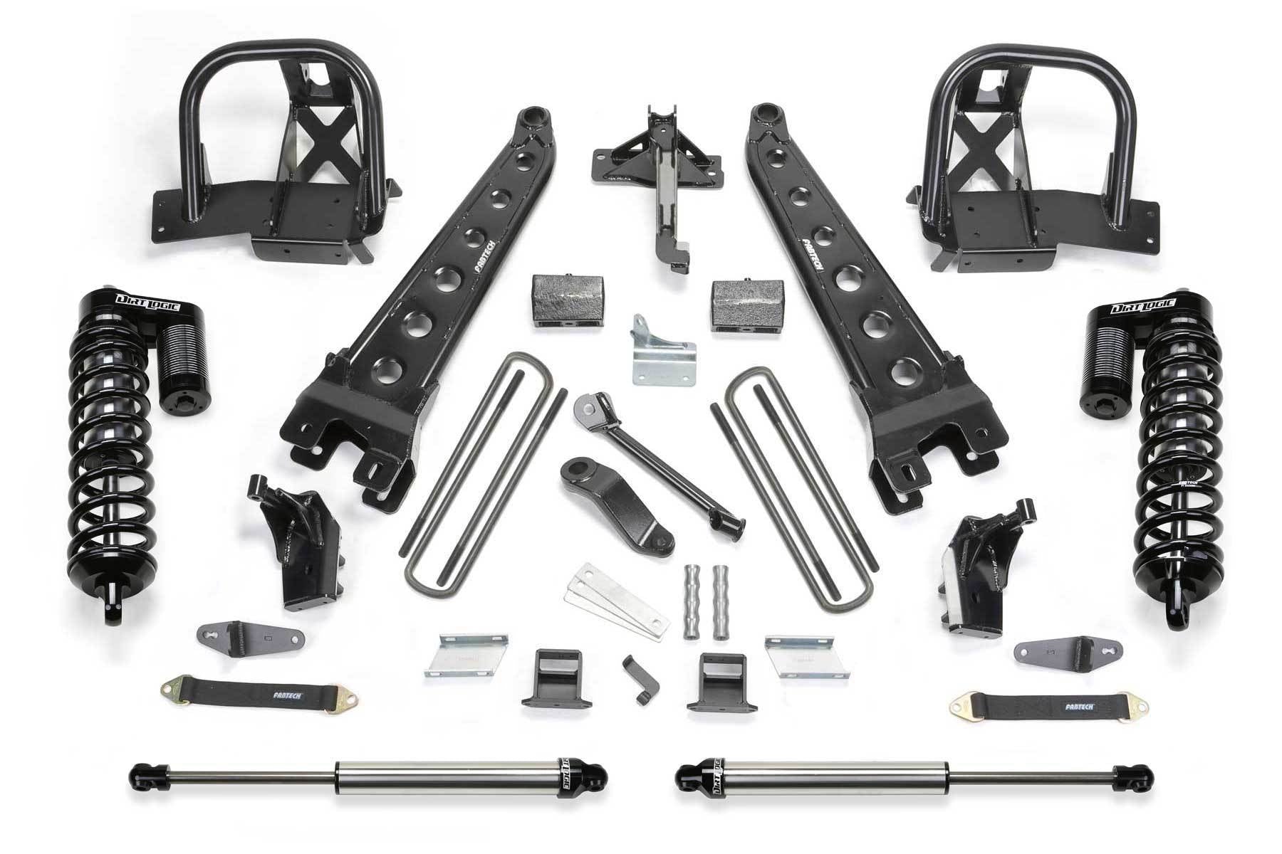 6" RAD ARM SYS W/DLSS 4.0 C/O& RR DLSS 2011-13 FORD F450/550 4WD 10 LUG - 6" RAD ARM SYS W/DLS - Fabtech - Texas Complete Truck Center