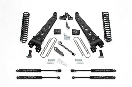 4" RAD ARM SYS W/COILS & STEALTH 2008-16 FORD F250/F350 4WD - 4" RAD ARM SYS W/COI - Fabtech - Texas Complete Truck Center