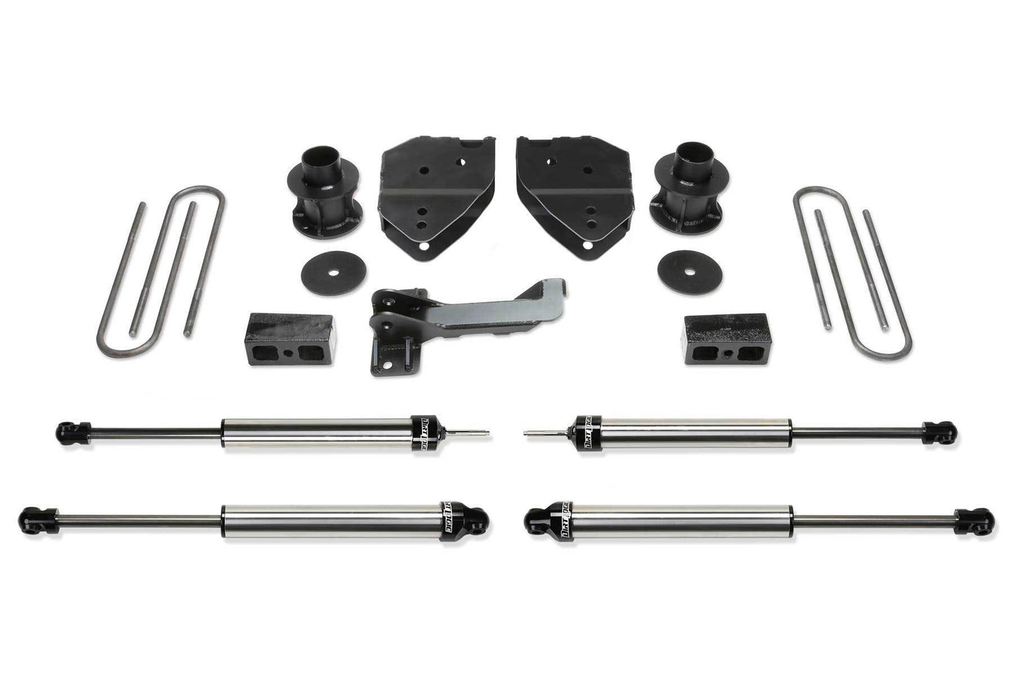 4" BUDGET SYS W/DLSS SHKS 17-19 FORD F250/350 4WD - 4" BUDGET SYS W/DLSS - Fabtech - Texas Complete Truck Center