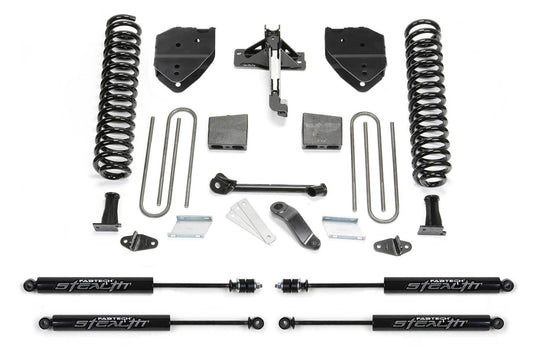 4" BASIC SYS W/STEALTH 17-19 FORD F250/F350 4WD DIESEL - 4" BASIC SYS W/STEAL - Fabtech - Texas Complete Truck Center