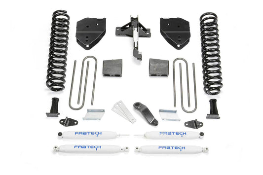 6" BASIC SYS W/PERF SHKS 17-19 FORD F250/F350 4WD DIESEL - 6" BASIC SYS W/PERF - Fabtech - Texas Complete Truck Center