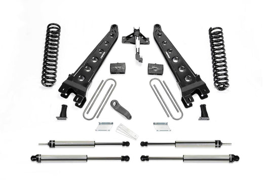 6" RAD ARM SYS W/COILS & DLSS SHKS 17-19 FORD F250/F350 4WD DIESEL - 6" RAD ARM SYS W/COI - Fabtech - Texas Complete Truck Center