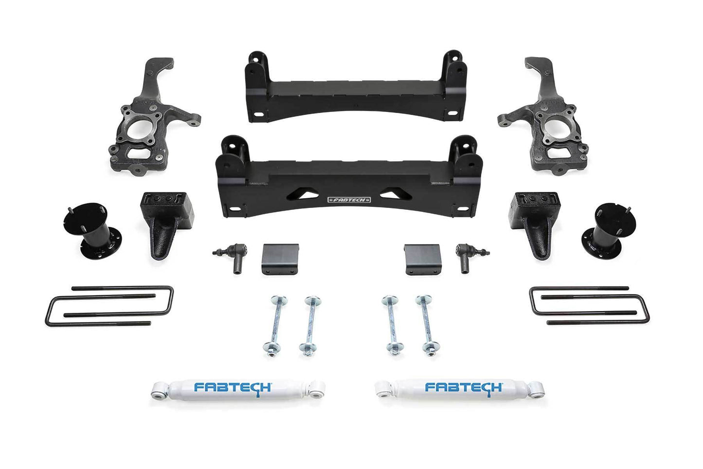 6" BASIC SYS W/ PERF SHKS 2015-18 FORD F150 2WD - 6" BASIC SYS W/ PERF - Fabtech - Texas Complete Truck Center